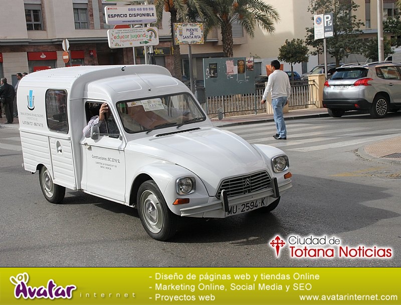 Concentración de vehículos clásicos Ciudad de Totana 2016 - Coches en marcha - 007