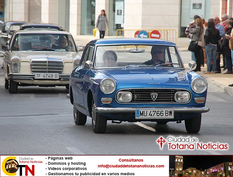 Concentración de vehículos clásicos Ciudad de Totana 2016 - Coches en marcha - 013