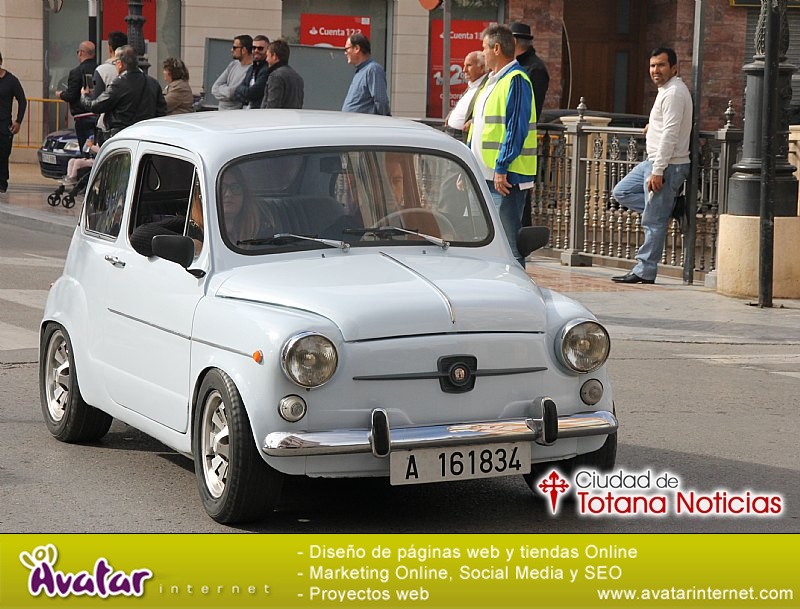 Concentración de vehículos clásicos Ciudad de Totana 2016 - Coches en marcha - 019