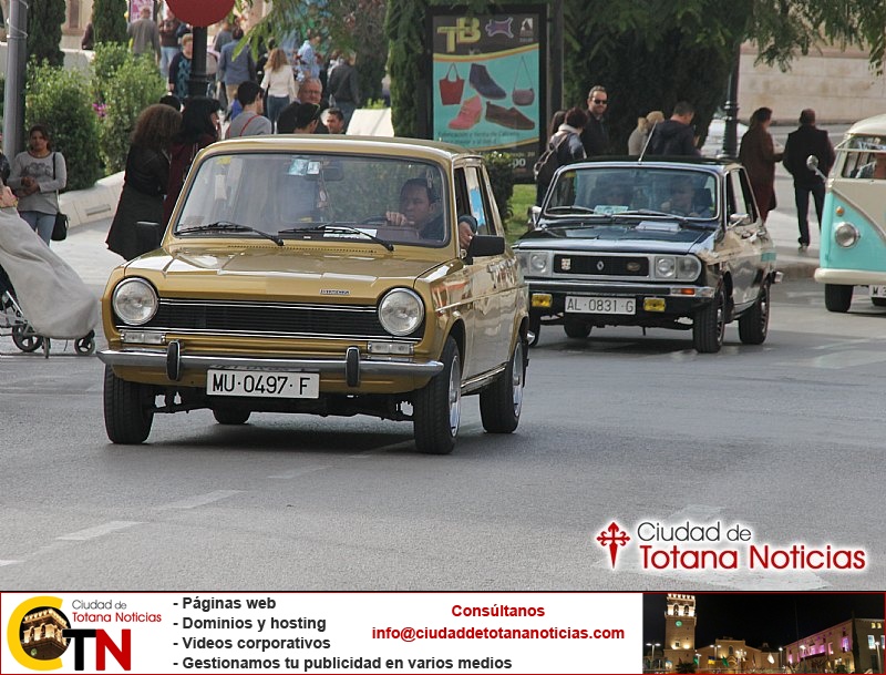 Concentración de vehículos clásicos Ciudad de Totana 2016 - Coches en marcha - 025