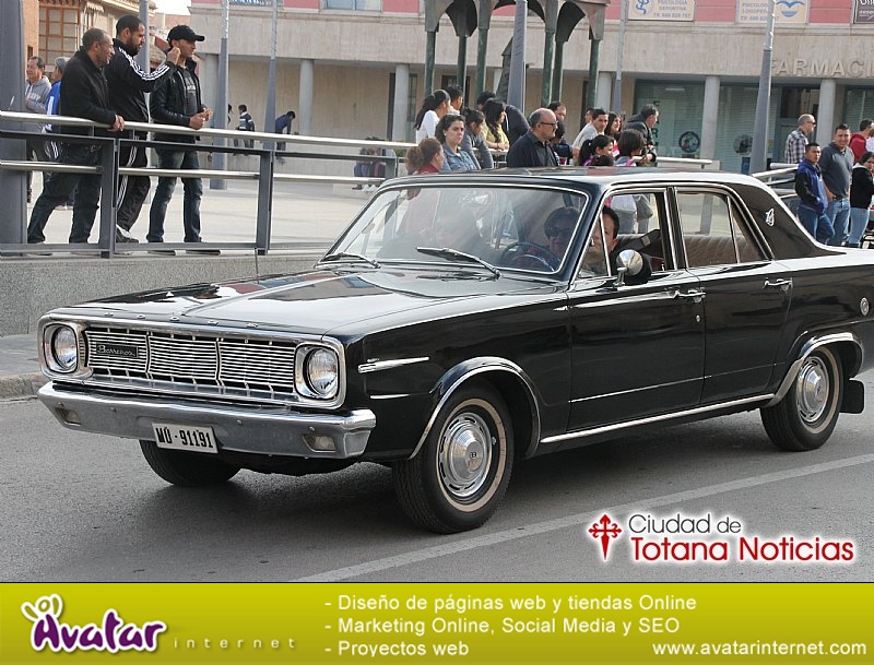 Concentración de vehículos clásicos Ciudad de Totana 2016 - Coches en marcha - 063