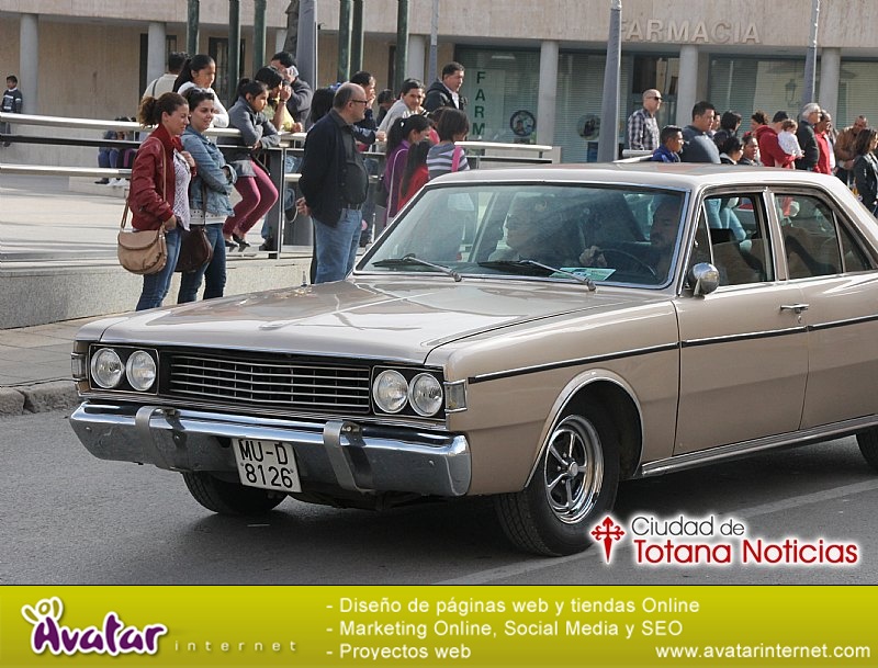 Concentración de vehículos clásicos Ciudad de Totana 2016 - Coches en marcha - 083