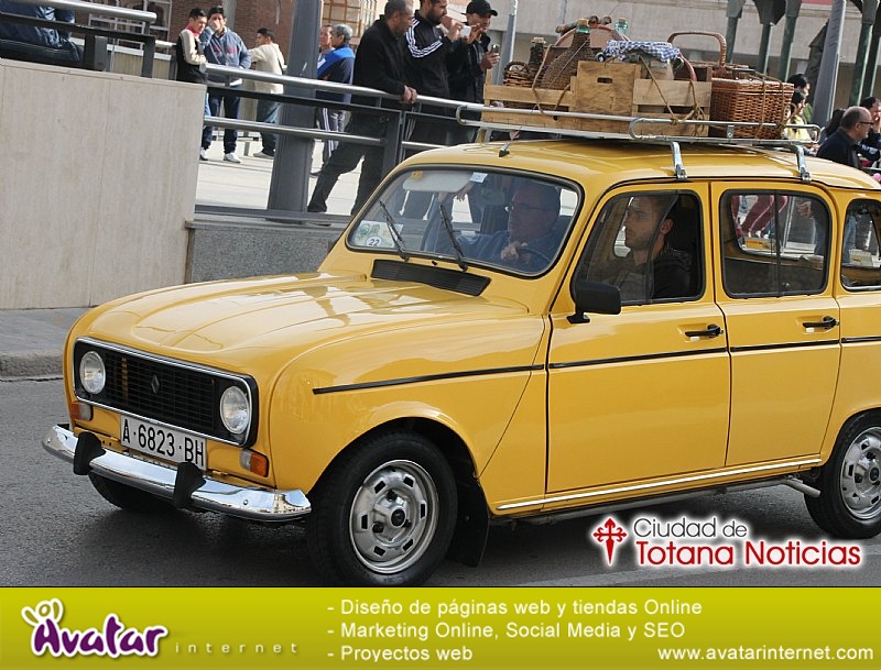 Concentración de vehículos clásicos Ciudad de Totana 2016 - Coches en marcha - 091